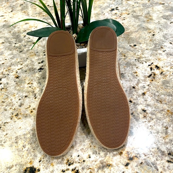 Michael Kors Gold Espadrille Flats - Picture 4 of 5